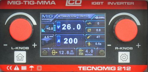 półautomat spawalniczy tecnomig 212 lcd synergic vrd alu - bw tmig212sy na Arena.pl