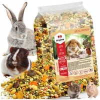 NATURALNY POKARM KARMA ZIOŁA DLA KRÓLIKA ŚWINKI MORSKIEJ CHOMIKA GRYZONI