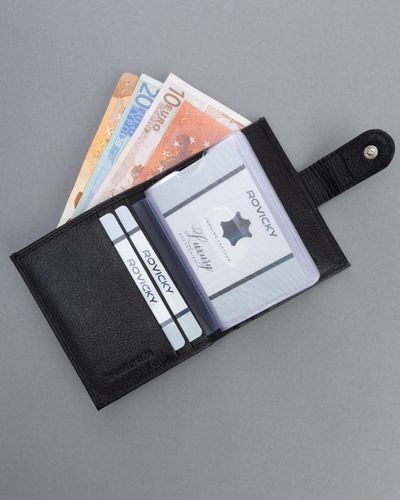 skórzane etui na karty tw-04-pdm-bp-9083 black na Arena.pl