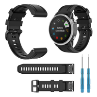 Pasek do Garmin Fenix 5s / 6s / Pro 7s / 7s Solar / Fenix 8 43mm czarny