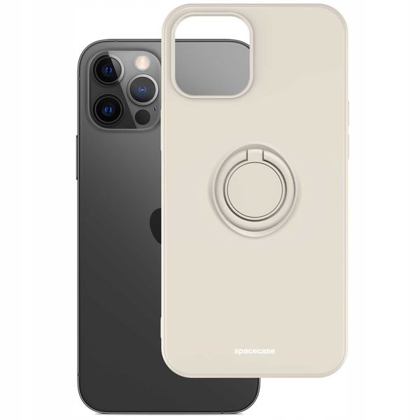 Spacecase Silicone Ring Iphone 12 Pro Max Bone zdjęcie 2