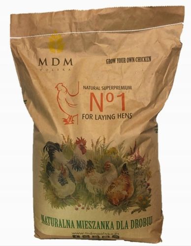 Naturalna karma dla kur niosek Szczęśliwa kurka Z ZIOŁAMI 20 kg MDM na Arena.pl