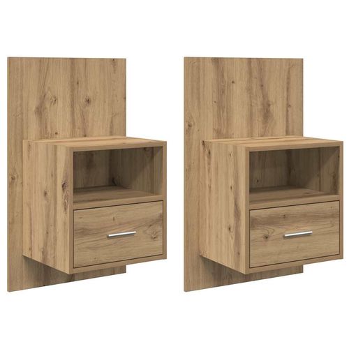 Szafka pod łóżko 2 pcs dąb artisan 48.5 x 32.5 x 80 cm na Arena.pl