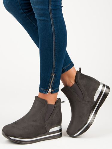 BOTKI SZTYBLETY NA PLATFORMIE Rozmiar - 41 na Arena.pl