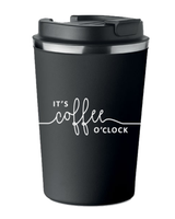 Kubek Termiczny Premium z Nadrukiem COFFEE O'CLOCK na kawę 350ml KT_056