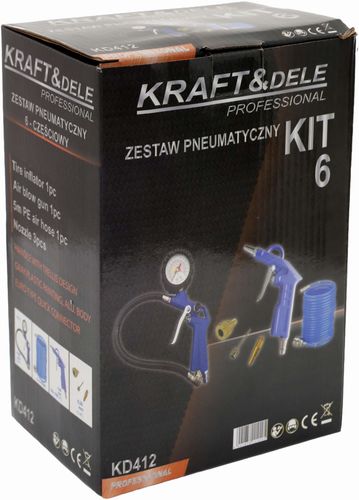 Zestaw pneumatyczny 6 elementów KD412 na Arena.pl