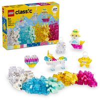 LEGO Classic Magiczny zestaw z przezroczystymi klockami 11040