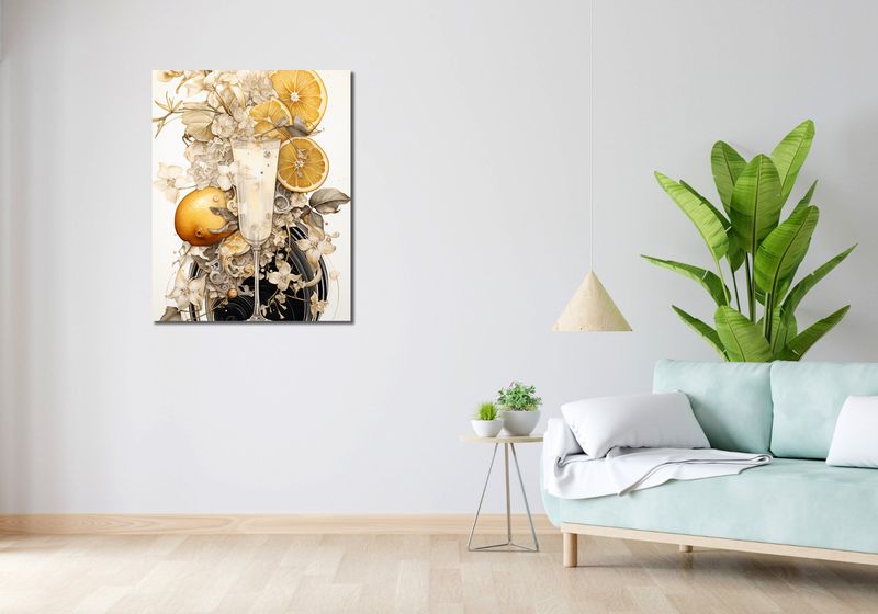 Obraz 70x90cm Esencja Cytrusów zdjęcie 2