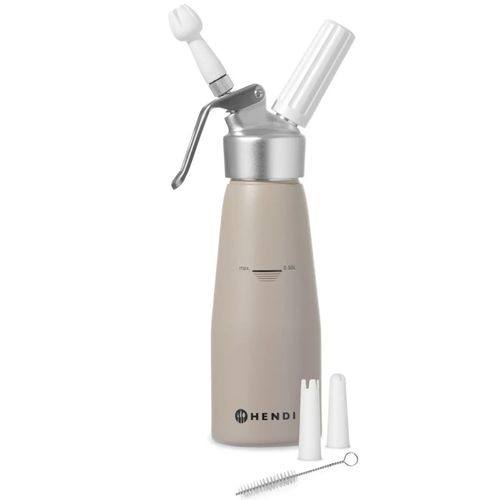 Syfon do bitej śmietany Taupe 0,5 L - Hendi 975893 na Arena.pl