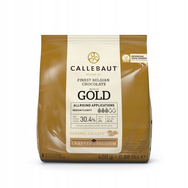 Czekolada GOLD Callebaut 400g zdjęcie 1