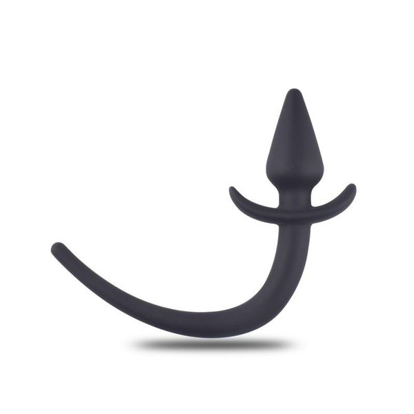 Plug/Prostata- Plug Anale Con Corda In Silicone zdjęcie 1