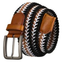 parciany pasek męski do spodni z tradycyjną klamrą - peterson