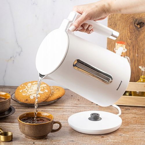 Czajnik elektryczny Klausberg KB-7890 1.7L stal 304 biały filtr 2200W na Arena.pl