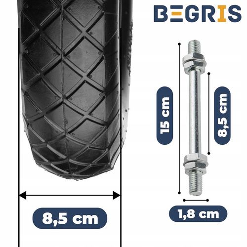 KOŁO KÓŁKO DO TACZKI TACZEK 4.00-8 400-8 400x8 4PR MOCNE Z DĘTKĄ na Arena.pl