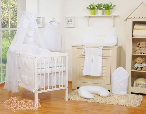 Baldachim z tiulu- Korony białe na Arena.pl