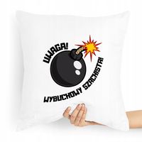 Poduszka Dla Szachisty Wybuchowy Szachista Z Nadrukiem Ze Zdjęciem