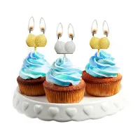 little genie glitterati zestaw świec dekoracyjnych boobie  6 szt.