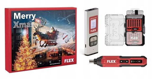 FLEX kalendarz adwentowy 24 wkrętak SD 5-300 4.0 dalmierz ADM 30 smart bity na Arena.pl