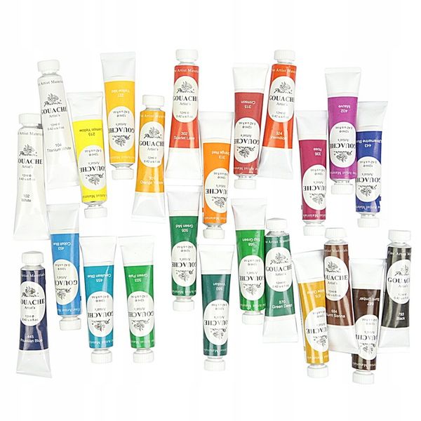 Farby Gouache gwasze marki Phoenix 24 szt. zdjęcie 4