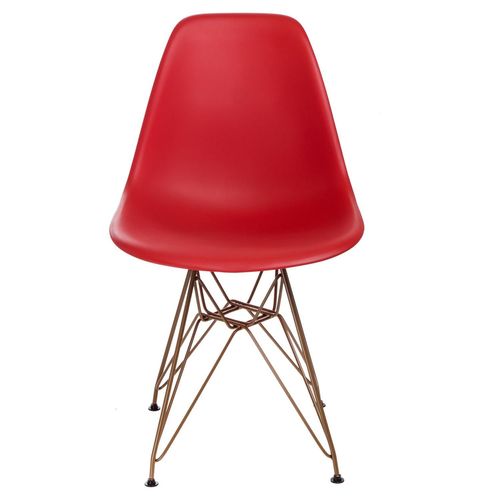 Krzesło P016 PP Gold czerwone na Arena.pl