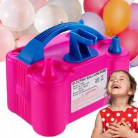 POMPKA ELEKTRYCZNA DO BALONÓW 2 DYSZE MOCNA ZESTAW ŚLUB URODZINY