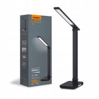 2 x Lampka biurkowa szkolna VIDEX LED 18W USB BEZPRZEWODOWA ŁADOWARKA telef
