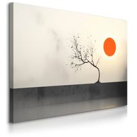 Obraz Na Płótnie Do Salonu Abstrakcja Zachód Słońca Natura 100cm x 70cm
