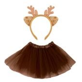 Akcesoria do przebrania spódniczka opaska Renifer