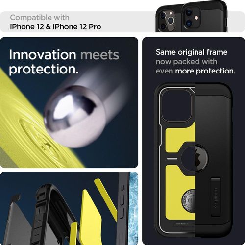 SPIGEN TOUGH ARMOR IPHONE 12/12 PRO BLACK na Arena.pl