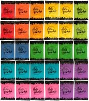 Holi Powder kolorowe proszki HOLI MIX pakiet 30 sztuk na festiwal kolorów