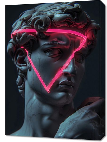 Obraz 50x70cm Neonowy Renesans zdjęcie 1