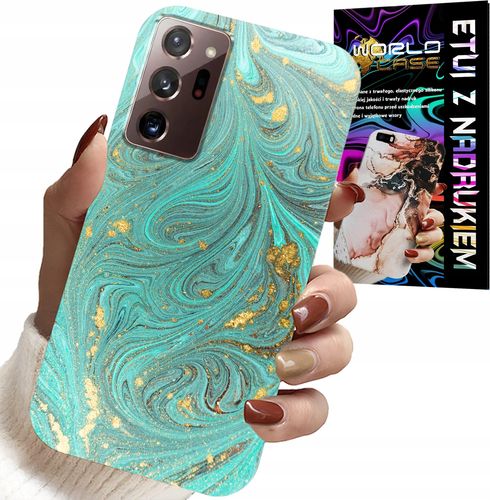 ETUI DO SAMSUNG NOTE 20 ULTRA - MARMURKOWE WZORY + FOLIA HYDROŻEL na Arena.pl