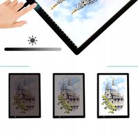 PODŚWIETLANA TABLICA LED DESKA KREŚLARSKA KALKA A4 TABLET GRAFICZNY PREZENT