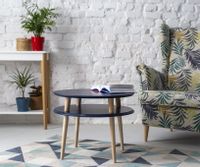 Stolik kawowy UFO MEDIUM 57x57 petrol blue