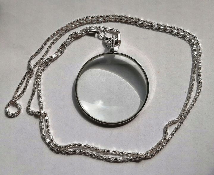 NASZYJNIK, WISIOREK PRZYWIESZKA - LUPA DLA SENIORA, MONOKL, POWIĘKSZENIE x5 zdjęcie 5