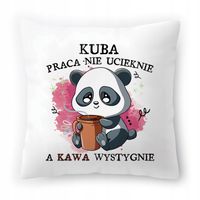 Poduszka Dla Kuby Na Urodziny Ze Zdjęciem Na Prezent Biała 40X40 Cm