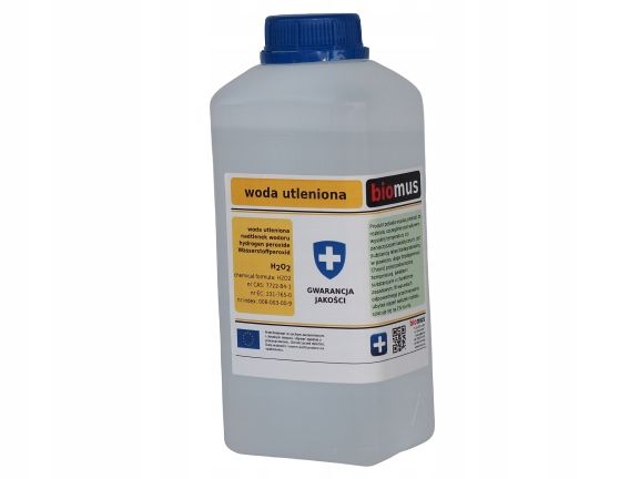 BIOMUS WODA UTLENIONA 3% 1l czda 1000ml zdjęcie 1