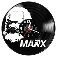 Zegar ścienny z płyty winylowej Karl Marx 1308.14