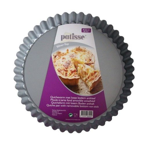 Głęboka forma do tarty 25 cm Silver Top na Arena.pl