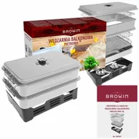 Przenośna Wędzarnia balkonowa XL z regulacją pojemności do serów ryb szynek