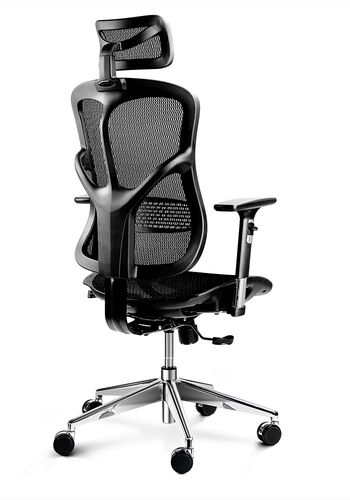 Fotel ergonomiczny Diablo Chairs V-Basic Tkanina Czarny na Arena.pl