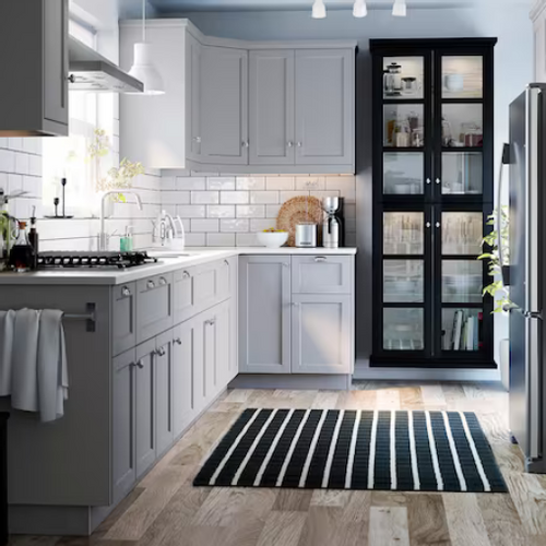 Listwa taśma oświetleniowa blatu kuchennego szafek Ściemniana 20 cm MITTLED srebrny na Arena.pl