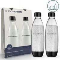 zestaw butelek do SodaStream Fuse 2x1L do zmywarki bez BPA