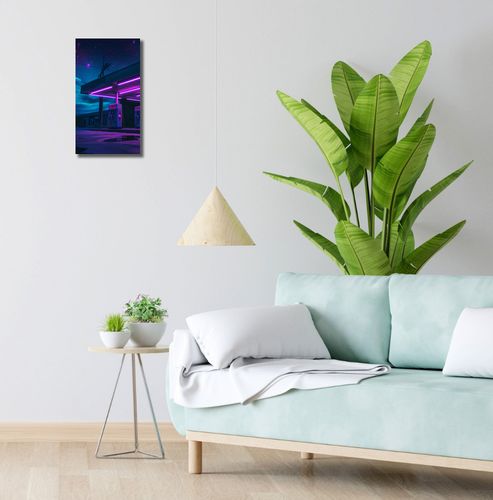 Obraz 20x40cm Moc Neonowej Nocy na Arena.pl