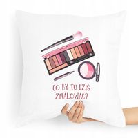 Poduszka Prezent Dla Kosmetyczki Zmalować Z Nadrukiem Ze Zdjęciem