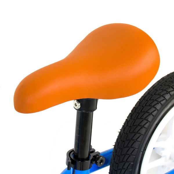 ROWEREK BIEGOWY NIEBIESKI POMPOWANE KOŁA 12" ŚWIECĄCE LED SOLIDNY JEŹDZIK zdjęcie 8