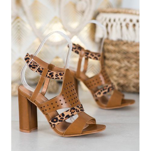 Ażurowe Sandały Leopard Print r.37 na Arena.pl