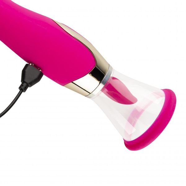 pleasure pump with g spot vibrator   pink zdjęcie 7