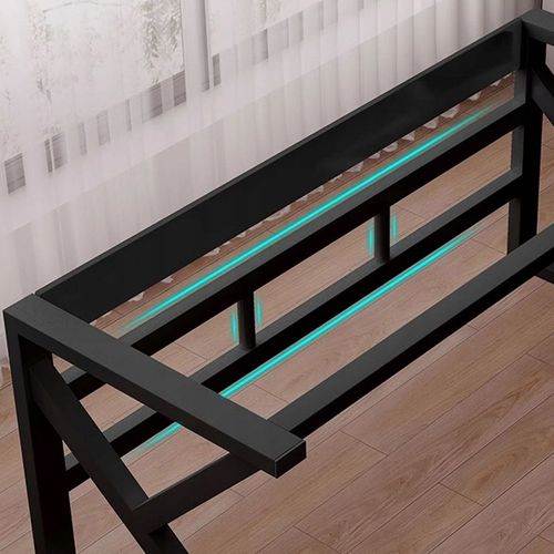 BIURKO GAMINGOWE STÓŁ GAMINGOWY DLA GRACZA KOMPUTEROWE CZARNE DUŻE na Arena.pl