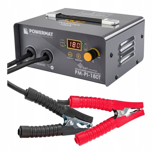 Prostownik AKUMULATOROWY inwertorowy z ROZRUCHEM 180A 12/24 V ładowarka 30A zdjęcie 1
